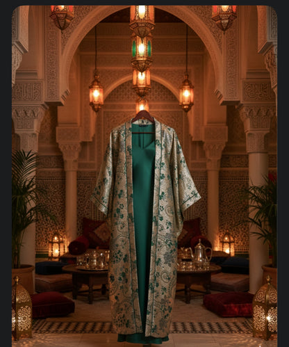 Kimono ÉMERAUDE ROYALE