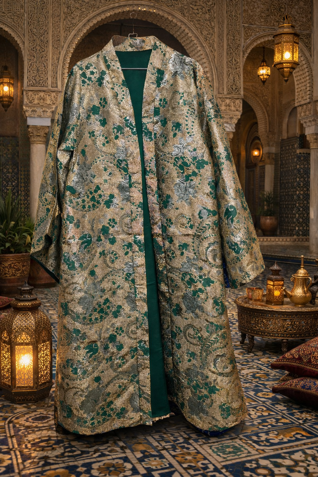 Kimono ÉMERAUDE ROYALE