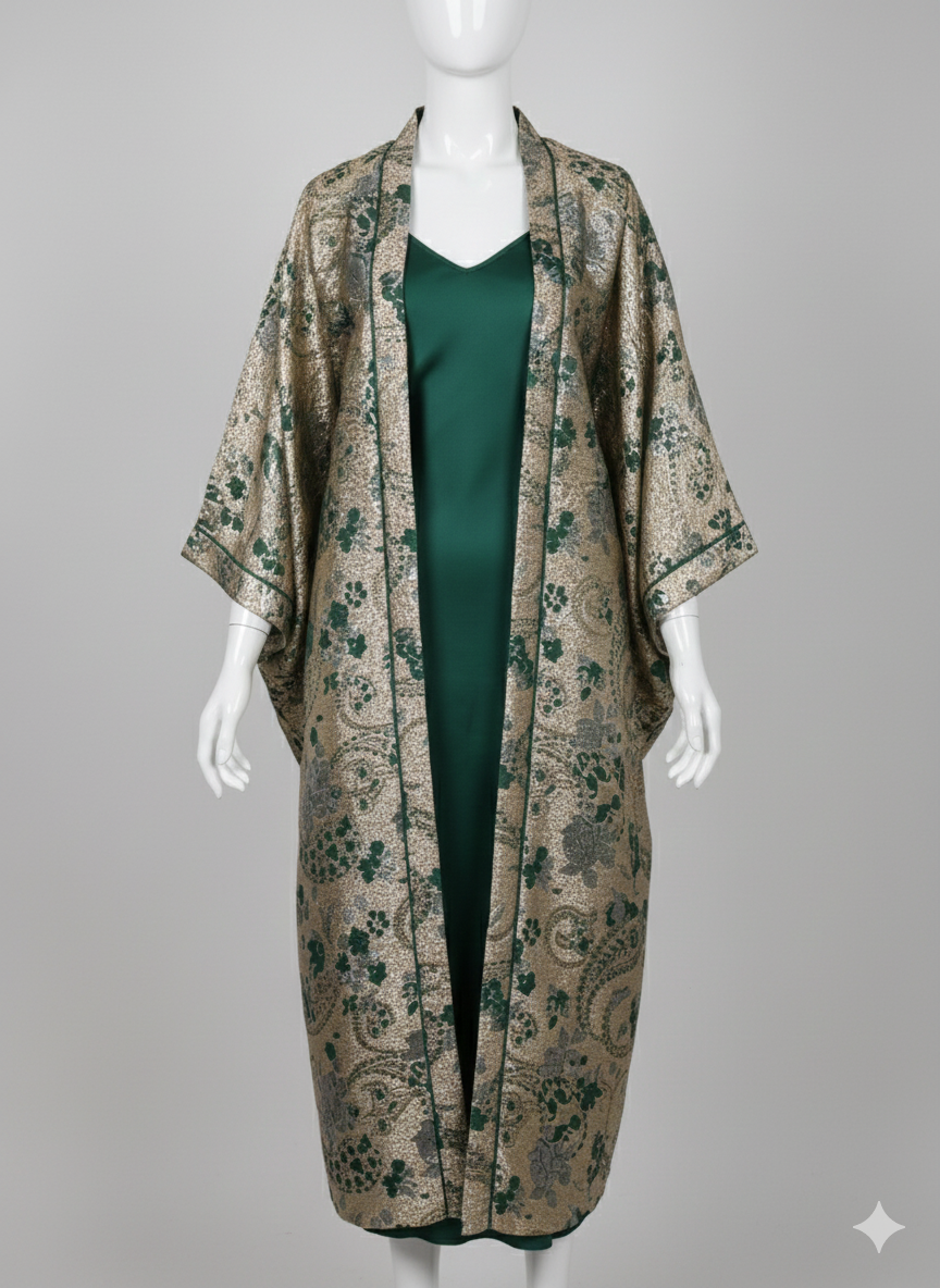 Kimono ÉMERAUDE ROYALE